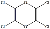 2,3,5,6-Tetrachloro-1,4-dioxin Struktur