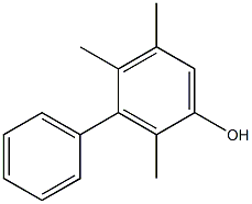 2,4,5-Trimethyl-3-phenylphenol Struktur