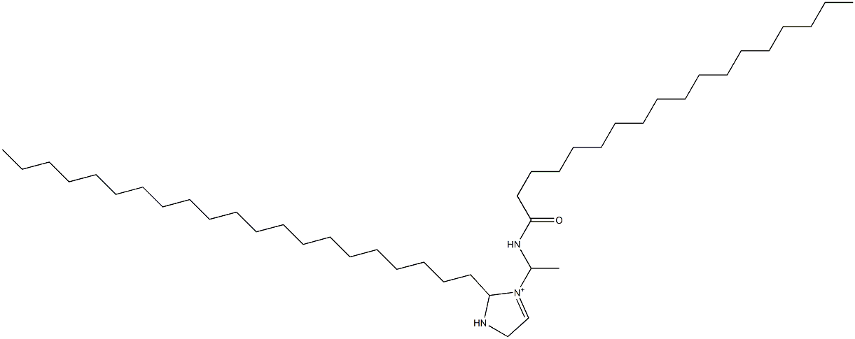 2-Henicosyl-3-[1-(stearoylamino)ethyl]-3-imidazoline-3-ium Struktur