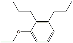 1-Ethoxy-2,3-dipropyl-benzene Struktur