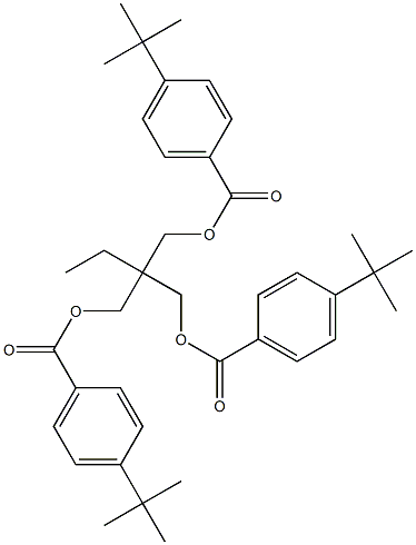 (Propan-1-ylidyne)tris(methanol)tri(4-tert-butylbenzoate) Struktur