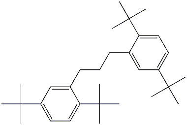 1,3-Bis(2,5-di-tert-butylphenyl)propane Struktur