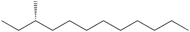 [S,(+)]-3-Methyldodecane Struktur