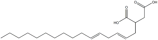 (2,5-Hexadecadienyl)succinic acid Struktur