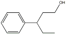 3-Phenylpentyl alcohol Struktur