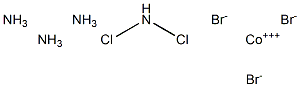 trans-Dichlorotetramminecobalt(III) bromide Struktur