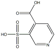 3-Sulfo-4-pyridinecarboxylic acid Struktur