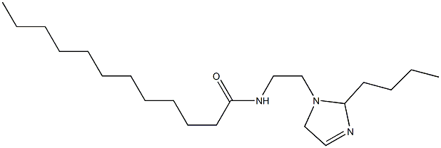 1-(2-Lauroylaminoethyl)-2-butyl-3-imidazoline Struktur