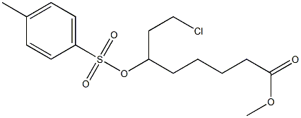 8-Chloro-6-tosyloxyoctanoic acid methyl ester Struktur