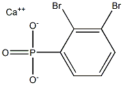 2,3-Dibromophenylphosphonic acid calcium salt Struktur