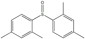 Bis[2,4-dimethylphenyl] sulfoxide Struktur