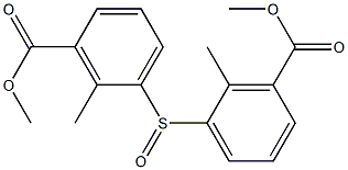 Methyl[3-(methoxycarbonyl)phenyl] sulfoxide Struktur