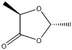 (2S,5R)-2,5-Dimethyl-1,3-dioxolan-4-one Struktur