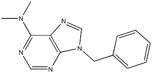 6-(Dimethylamino)-9-benzyl-9H-purine Struktur