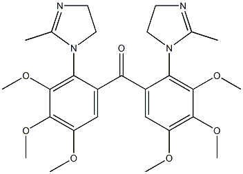 2-Methyl-2-imidazolin-1-yl(3,4,5-trimethoxyphenyl) ketone Struktur