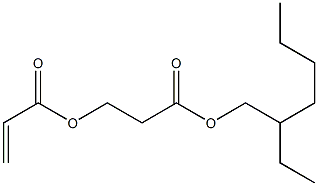 3-(Acryloyloxy)propionic acid 2-ethylhexyl ester Struktur