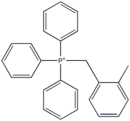 Triphenyl(2-methylbenzyl)phosphonium Struktur