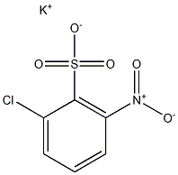 2-Chloro-6-nitrobenzenesulfonic acid potassium salt Struktur