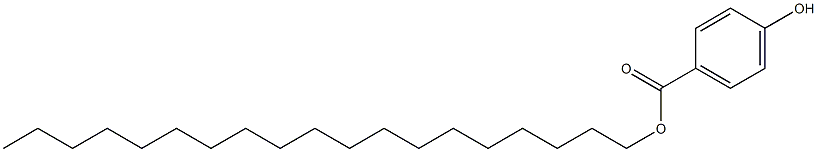 4-Hydroxybenzoic acid nonadecyl ester Struktur