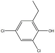 2,4-Dichloro-6-ethylphenol Struktur