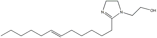 2-(6-Dodecenyl)-2-imidazoline-1-ethanol Structure