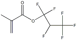 Methacrylic acid (1,1,2,3,3,3-hexafluoropropyl) ester Struktur