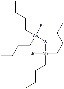 Bis(dibutylbromostannyl) sulfide Struktur