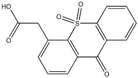 4-Carboxymethyl-9-oxo-9H-thioxanthene 10,10-dioxide Struktur