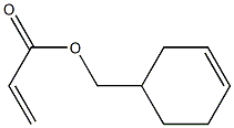 Acrylic acid 3-cyclohexene-1-ylmethyl ester Struktur