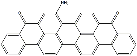 7-Aminoanthra[9,1,2-cde]benzo[rst]pentaphene-5,10-dione Struktur