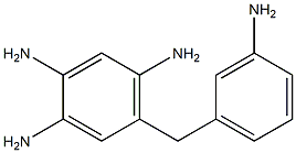 5-[(3-Aminophenyl)methyl]-1,2,4-benzenetriamine Struktur