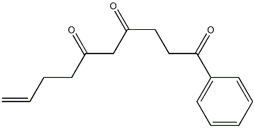 1-Phenyl-9-decene-1,4,6-trione Struktur