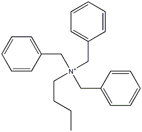 Butyltribenzylaminium Struktur