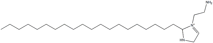 3-(2-Aminoethyl)-2-icosyl-3-imidazoline-3-ium Struktur