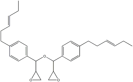 4-(3-Hexenyl)phenylglycidyl ether Struktur