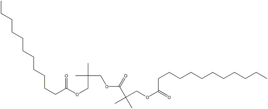 3-Dodecanoyloxy-2,2-dimethylpropionic acid 3-dodecanoyloxy-2,2-dimethylpropyl ester Struktur