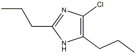 4-Chloro-2,5-dipropyl-1H-imidazole Struktur