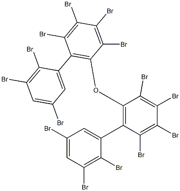 (2,3,5-Tribromophenyl)(2,3,4,5-tetrabromophenyl) ether Struktur