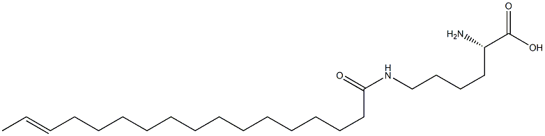 N6-(15-Heptadecenoyl)lysine Struktur