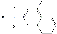 4-Methyl-2-naphthalenesulfonic acid Struktur