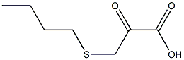 3-(Butylthio)pyruvic acid Struktur