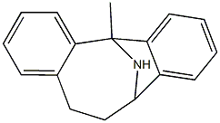 12-Methyl-5,6,7,12-tetrahydrodibenzo[a,d]cycloocten-5,12-imine Struktur