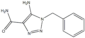 1-[Benzyl]-5-amino-1H-1,2,3-triazole-4-carboxamide Struktur