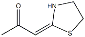 2-[(E)-2-Oxopropylidene]thiazolidine Struktur