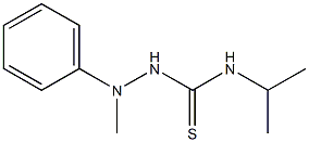 4-Isopropyl-1-methyl-1-phenylthiosemicarbazide Struktur