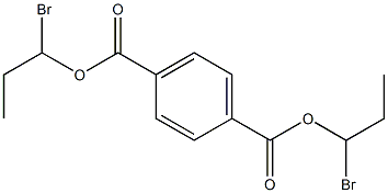 Terephthalic acid bis(1-bromopropyl) ester Struktur