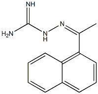 2-(1-Naphtyl)ethanone amidino hydrazone Struktur