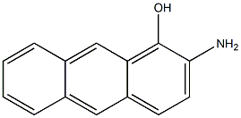 2-Amino-1-hydroxyanthracene Struktur