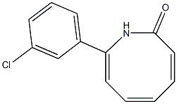 8-(3-Chlorophenyl)azocin-2(1H)-one Struktur