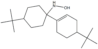 N-[4-tert-Butyl-1-(4-tert-butyl-1-cyclohexenyl)cyclohexyl]hydroxylamine Struktur